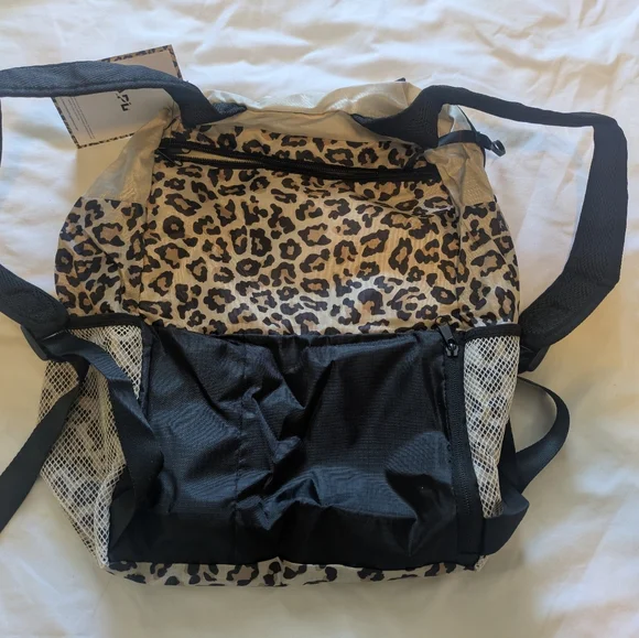 APL Leopard Print Packable Travel Backpack - Picture 7 of 10